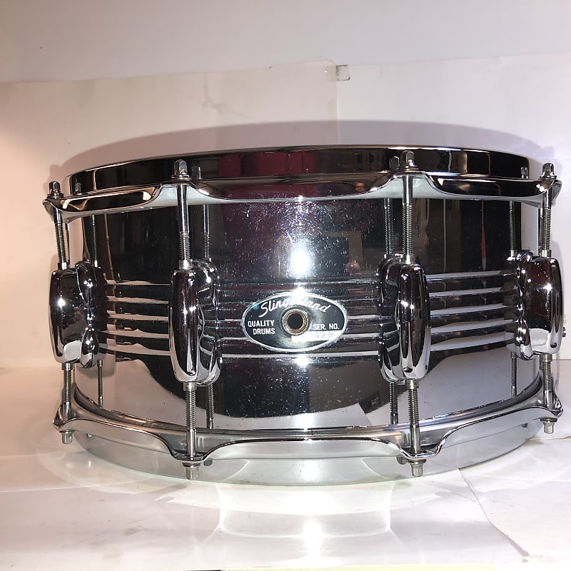Slingerland Snare Drum 5 line 1980’s Chrome Reverb