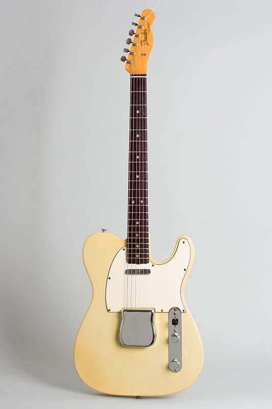 Fender Telecaster Solid Body Electric Guitar (1966), ser. #132499, original black tolex hard shell case. image 1