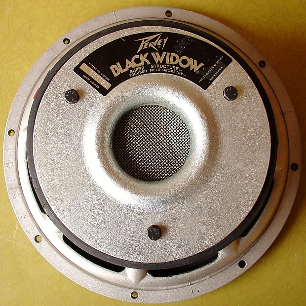 PEAVEY BLACK WIDOW 1202 4Ω リコーンバスケット 1本 PEAVEY Black