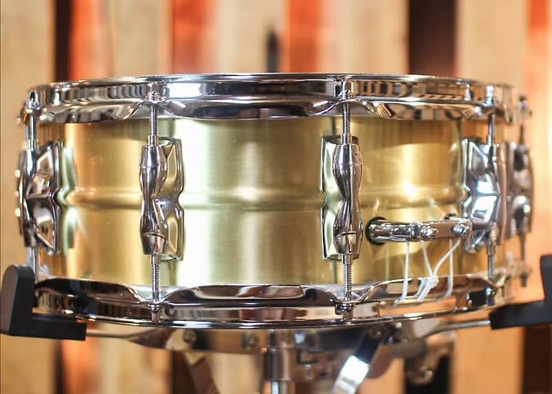 Yamaha 14x5.5 Recording Custom Brass Snare Drum | Reverb