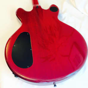 Custom Built 335 Style, Solid Maple Top, Mahogany Body, Gibson Red - Made in USA image 13