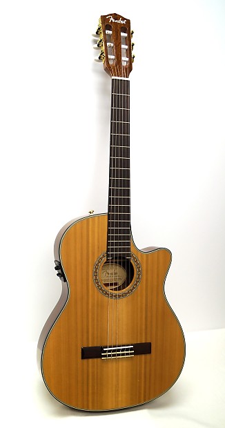 【ジャンク】Fender CN-240SCE NAT エレガット Fender CN-240SCE Thinline - Cedar Top Reviews | Sweetwater