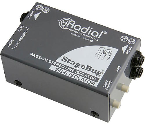 Radial SB-6 2 Channel Isolator DI Box image 1