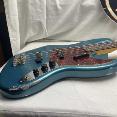 Fender Custom Shop '64 Jazz Bass Relic 4-string J-Bass with COA + Case 2023 - Ocean Turquoise / Rosewood fingerboard image 7