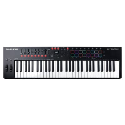 M-Audio Oxygen Pro 61 USB Powered MIDI Controller with 61 Keys, Smart Controls, and Auto-Mapping
