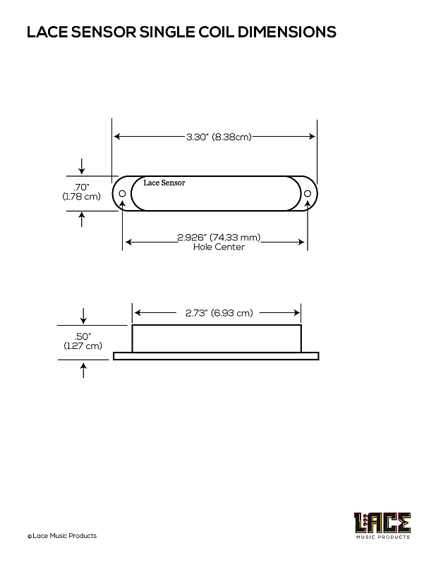 Lace Sensor Hot Gold (6.0K) - Single Coil Pickup – Lace Music Products