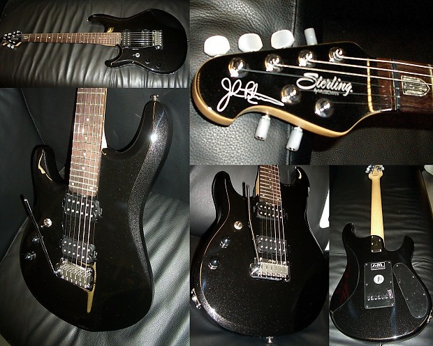 Left-Handed Music Man Sterling John Petrucci JP-60 Black