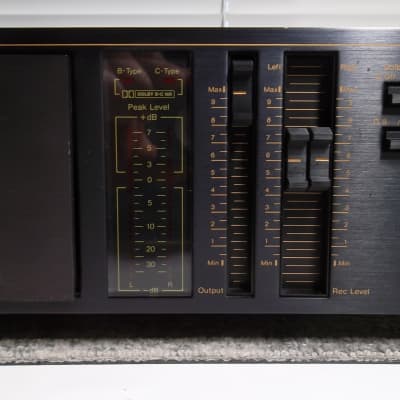1984 Nakamichi BX-150 Black Stereo Cassette Deck Excellent, Serviced, New Belts & Tire 01-2022 #533 image 2