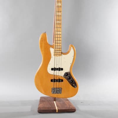 1993 Fender Japan JB75-90 ’75 Reissue Jazz Bass Natural image 3