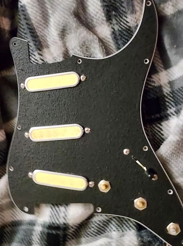 920D Goldfoil Strat Pickup Assembly gold foil guitar Reverb