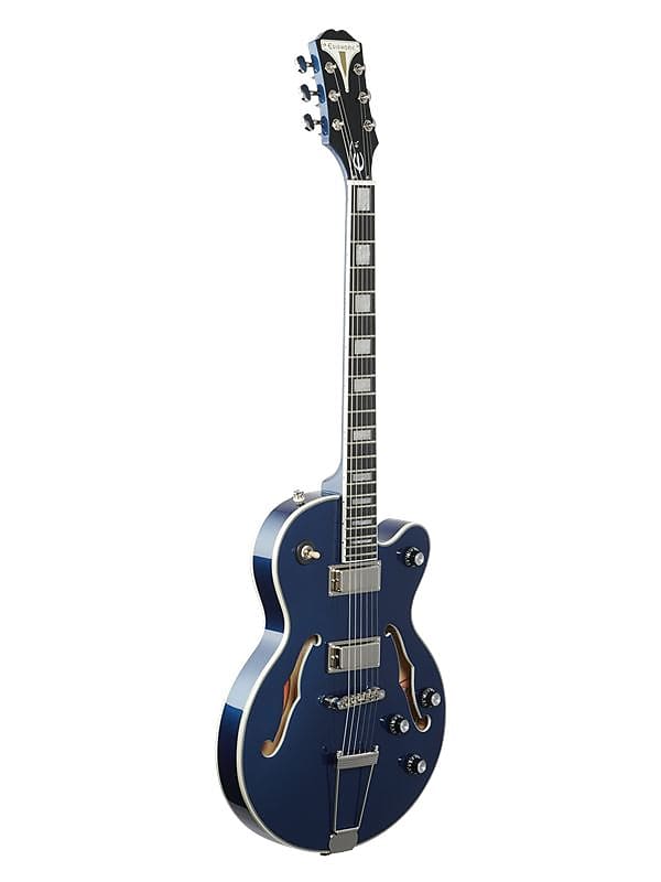 Epiphone Uptown Kat ES Electric Guitar Sapphire Blue Metallic | Reverb