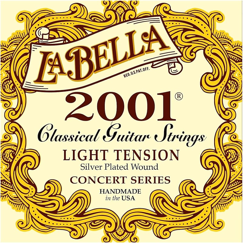 La Bella 2001 Light Tension Classical Guitar Strings image 1