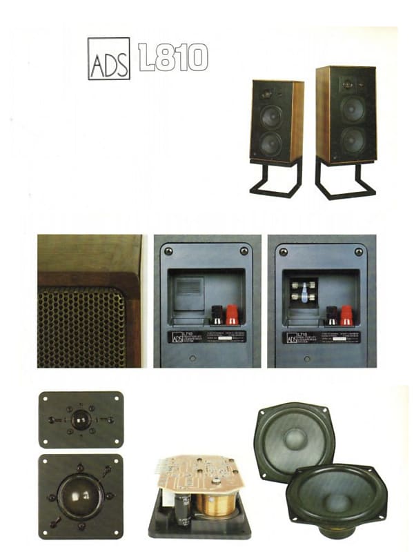 ADS L810 (MKII) Audiophile Speakers w/Metal Speaker Stands • Reverb
