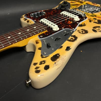 Immagine New Guardian Hand Painted Guitars "Jaguar" Electric Guitar Fender Neck, Parts, w/HSC - 6