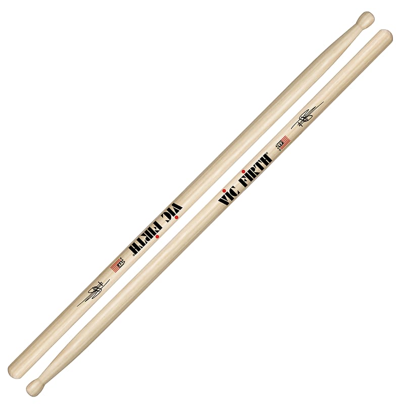 Vic Firth Terry Bozzio Phase 1 Signature Wood Tip Drumsticks image 1