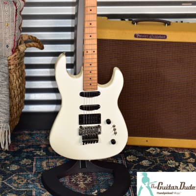 B.C Rich 日本製 white machting headstock