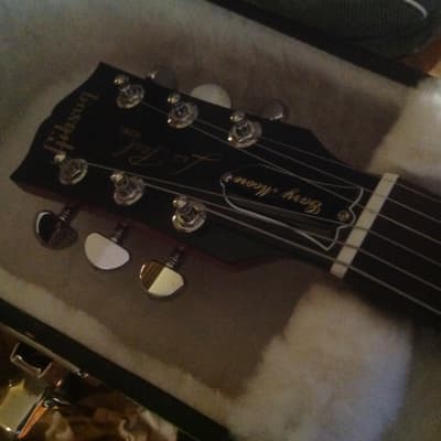 2012 Gibson USA Les Paul Gary Moore Signature BFG Lemon Burst With Factory HardShell Case And Candy image 2