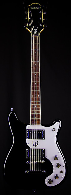 Vintage Epiphone Wilshire Electric Guitar, Black, Japan Made