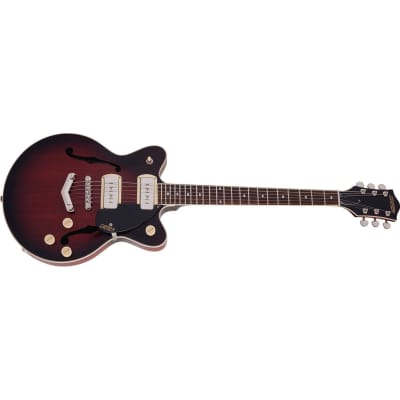 Gretsch G2655-P90 Streamliner Collection Center Block Jr. Double-Cut P90 Electric Guitar with V-Stoptail, Claret Burst image 7