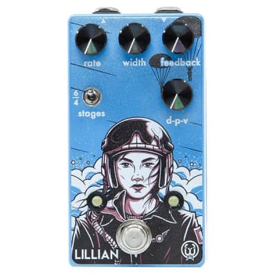 Walrus Audio Lillian Multi Stage Analog Phaser Effects Pedal image 1