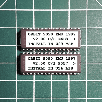E-MU Orbit 9090 v1 to 9095 V2 EPROM Update KIT