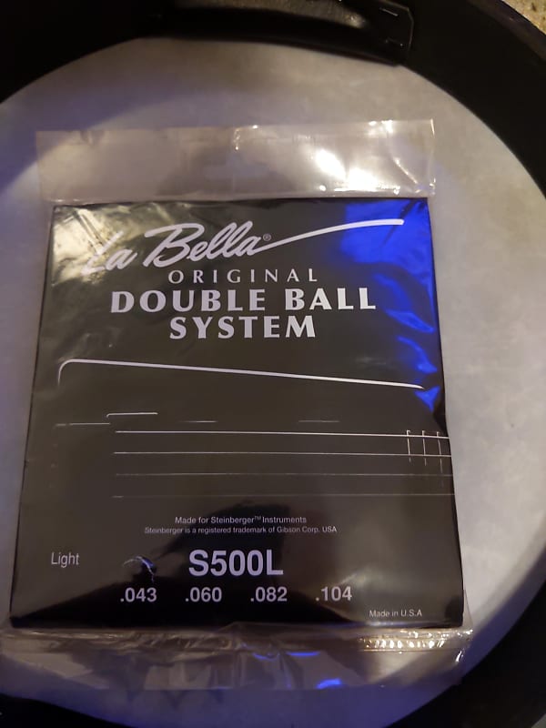La Bella S500L Double Ball Bass Strings - Flat Wound - Light 43-104