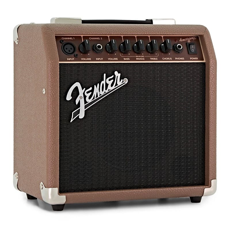 Fender Acoustasonic 15 2-Channel 15-Watt 1x6" Acoustic Guitar Amp image 1