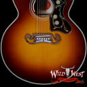 Gibson Custom Shop SJ-200 Flame Maple Side Back & Neck Rosewood Board Wildfire Burst