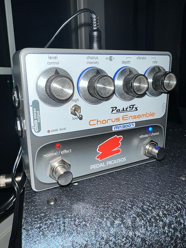 PastFx Chorus Ensemble MN3007 BBD Ltd Edition Pedal Picasso Version ( Ce-1  / Ce 1 / Ce1 Clone )