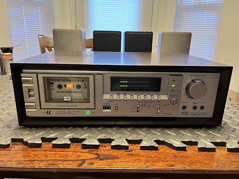 AKAI_CS-F33R カセットデッキ AKAI オートリバース カセットデッキ CS-F33R(黒)美品 - メルカリ