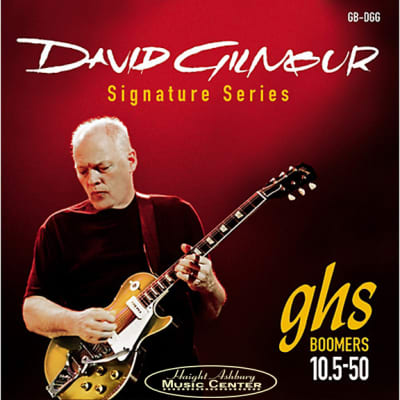 GHS David Gilmour Signature Red Boomers Electric Guitar Strings for Gibson Guitars10.5-50