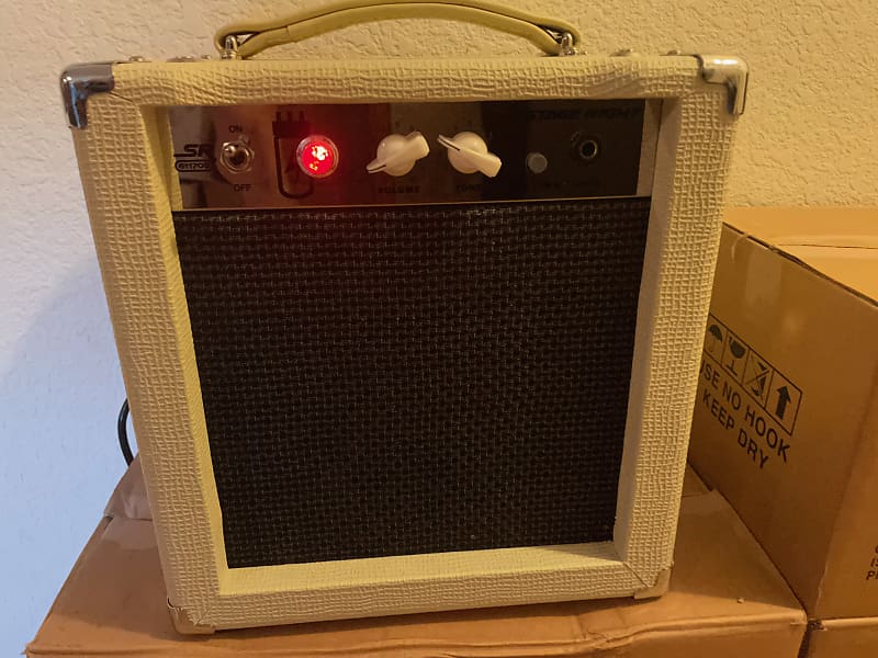 Upgraded Monoprice Stage Right 5 watt Champ Amp Clone with Reverb