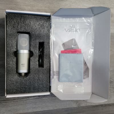 *NEW, OPEN BOX* MXL V250 Condenser Microphone 2010s - Silver image 1