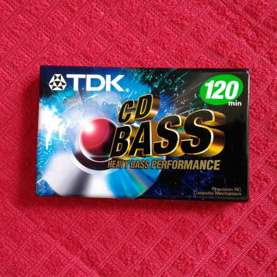 TDK CD BASS 120 Minute High Bias Cassette Tape (New/Sealed) | Reverb