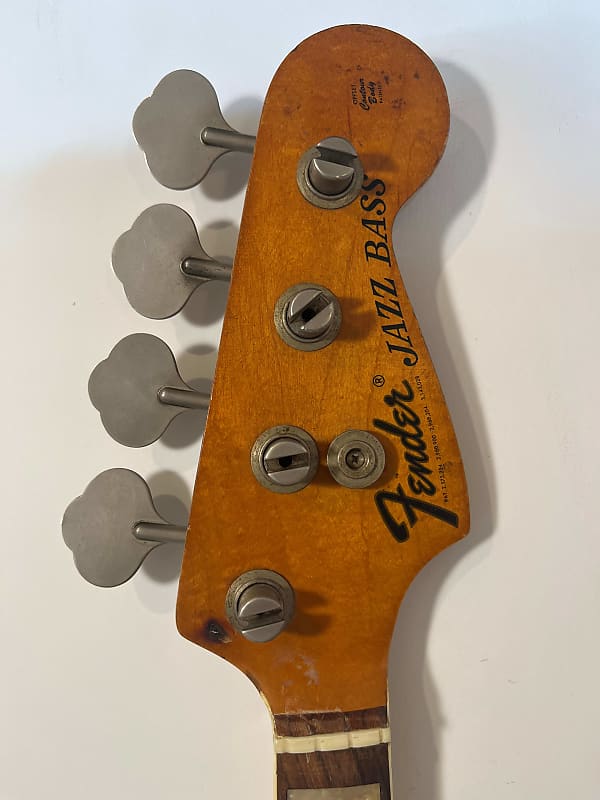 Fender Jazz Bass 1970's Rosewood Loaded Neck Amazing Neck! Reverb