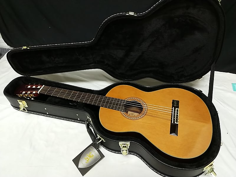 Aria A-30S classical acoustic Guitar - Nylon Strings - with Hard Case image 1