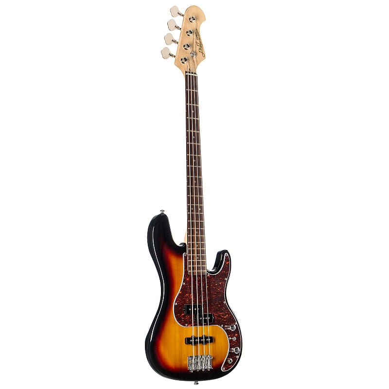 J & D PBJ 3TS 3-Tone Sunburst - 4-String Electric Bass | Reverb