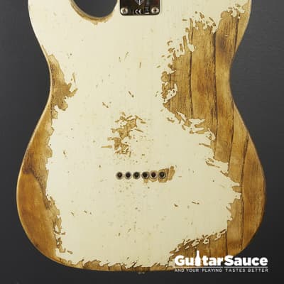 Fender Custom Shop LTD Telecaster ’63 White Super Heavy Relic Used 2019 (Cod.1381UG) image 9