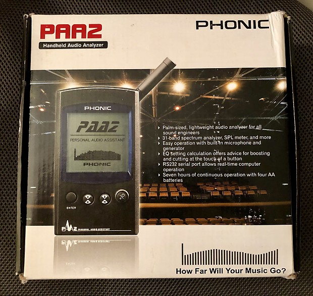 PHONIC PAA2 パーソナルオーディオアナライザー Phonic PAA2 Personal Audio Assistant | zZounds