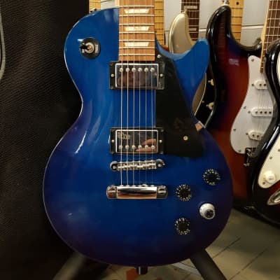 Gibson   Les Paul Studio Robot M ID Night Manhattan Blue image 1