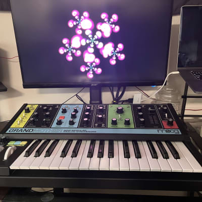 Moog Grandmother 32-Key Semi-Modular Analog Synthesizer 2018 - Present - Black / Multi-Colored Panel image 1