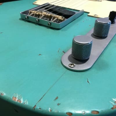 Relic Fender Vintera 60's Telecaster Modified Road Worn Surf Green by Nate's Relic Guitars image 10