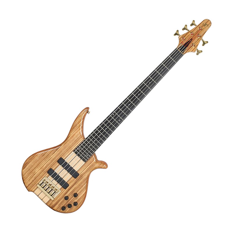 Tune TWB5T-ZW 5 String Electric Bass Mahogany Zebra Matching