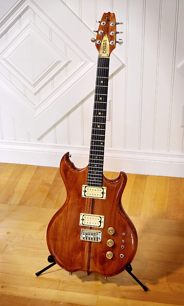 Targa Neck Through 1976 Natural Made in Korea Cort Vintage Electric Guitar