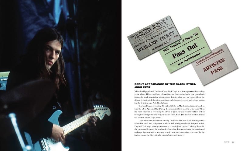 Pink Floyd The Black Strat A History of David Gilmour's Black Fender  Stratocaster 4th Ed +FREE BONUS