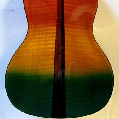 Smiger ARS-18-24 Premium Arm-rest colorful 24" Concert Ukulele with Solid Spruce Top image 4
