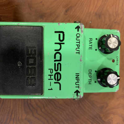 Boss PH-1r Phaser 1981 MIJ Black Label JRC Chips | Reverb