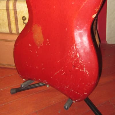 1963 Guild S-50 Jet Star Cherry Red With Hard Case image 10