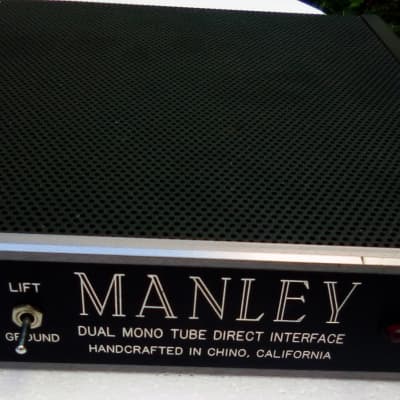 MANLEY DUAL MONO TUBE DIRECT INTERFACE 1996 - Black | Reverb