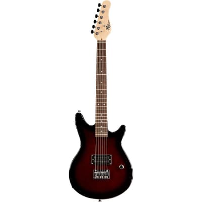 Rogue Rocketeer RR50 7/8 Scale Electric Guitar Wine Burst image 3